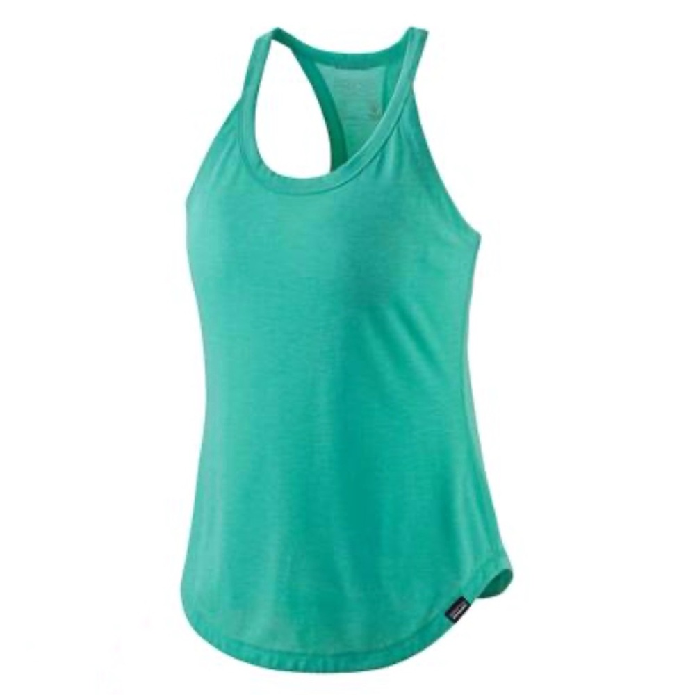 Patagonia Capilene Cool Trail Teal Tank Top